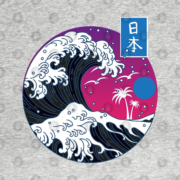 Wave off Kanagawa circle by artoriaa